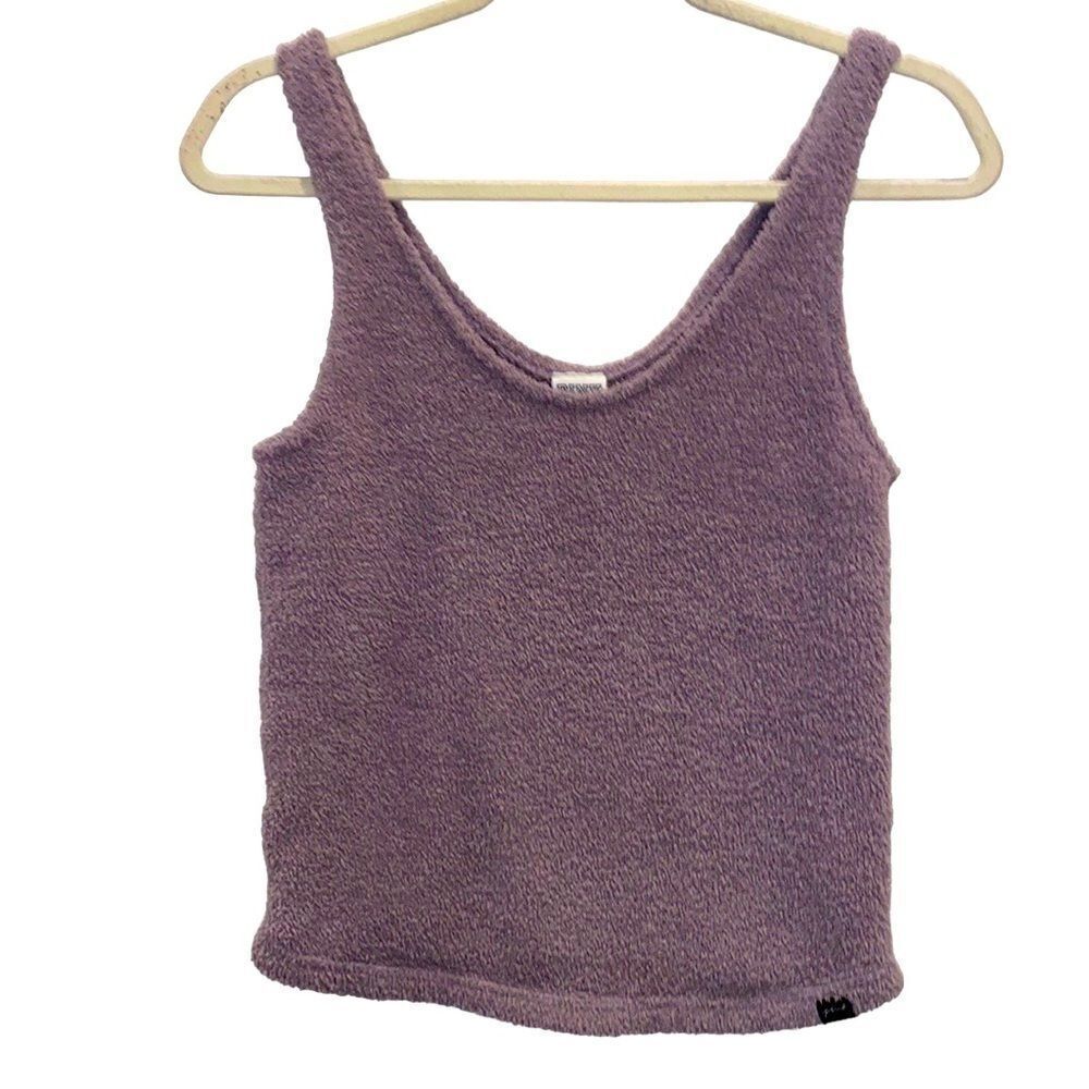 Pink Victoria’s Secret Boucle Crop Top Terry Stretch Tank​​​​​​​​​​​​​​​​​​​​​​​